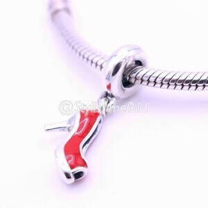 Authentic PANDORA Red Stiletto Dangle - 792154EN09